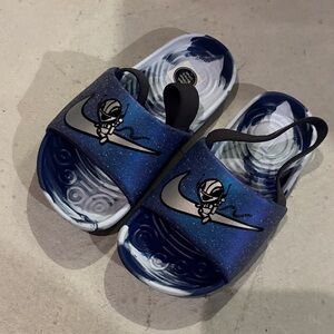 Kids Blue Slide Sandals NWOT